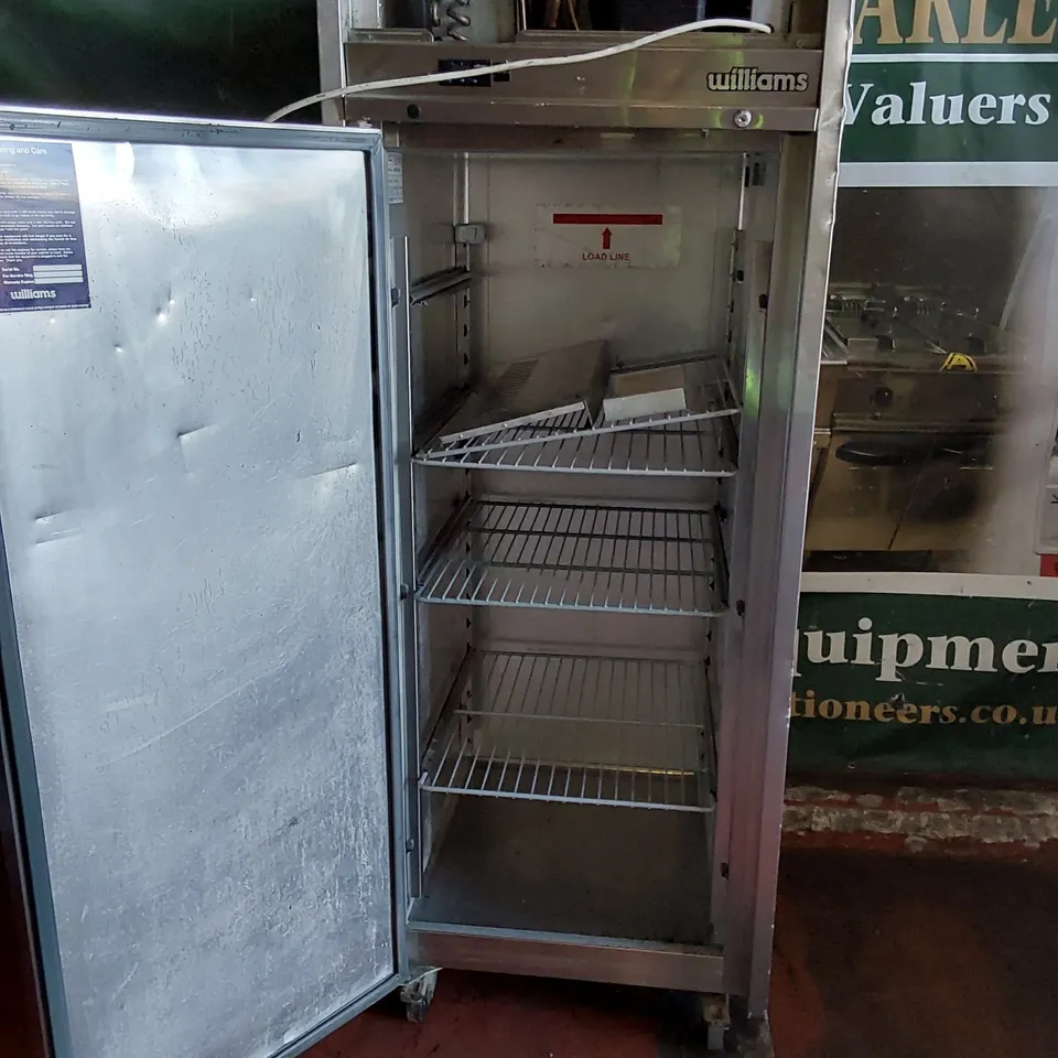 WILLIAMS LJ1SA JADE STAINLESS STEEL SINGLE DOOR COMMERCIAL FREEZER