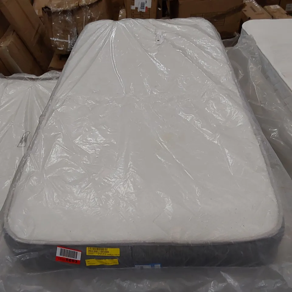 QUALITY BAGGED MEMORY 3' SINGLE FOAM HYBRID OPEN COIL SPRUNG MATTRESS 