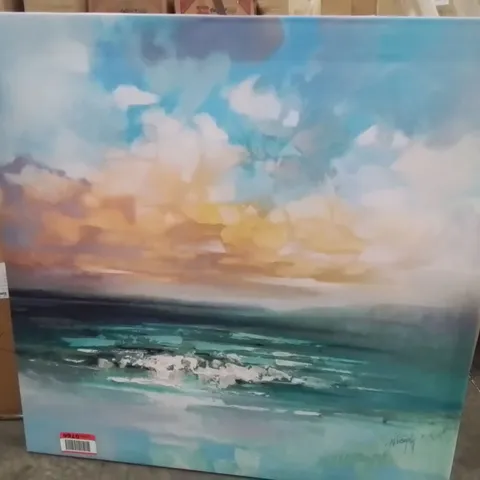 Hebridean waters wrapped canvas printing