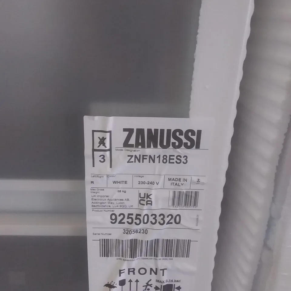 ZANUSSI ZNFN18ES3 REFRIGERATOR RRP £559.00