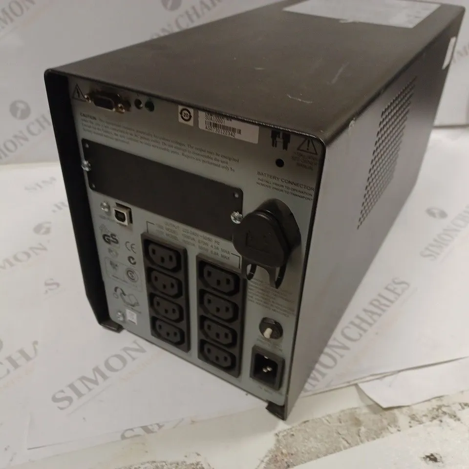 APC SMART UPS 1000 UNINTERUPTABLE POWER SUPPLY