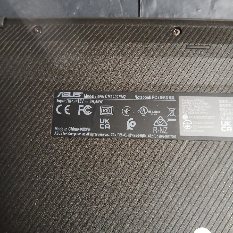 ASUS CHROMEBOOK CM1402FM2 NOTEBOOK PC – FOR PARTS/NOT WORKING