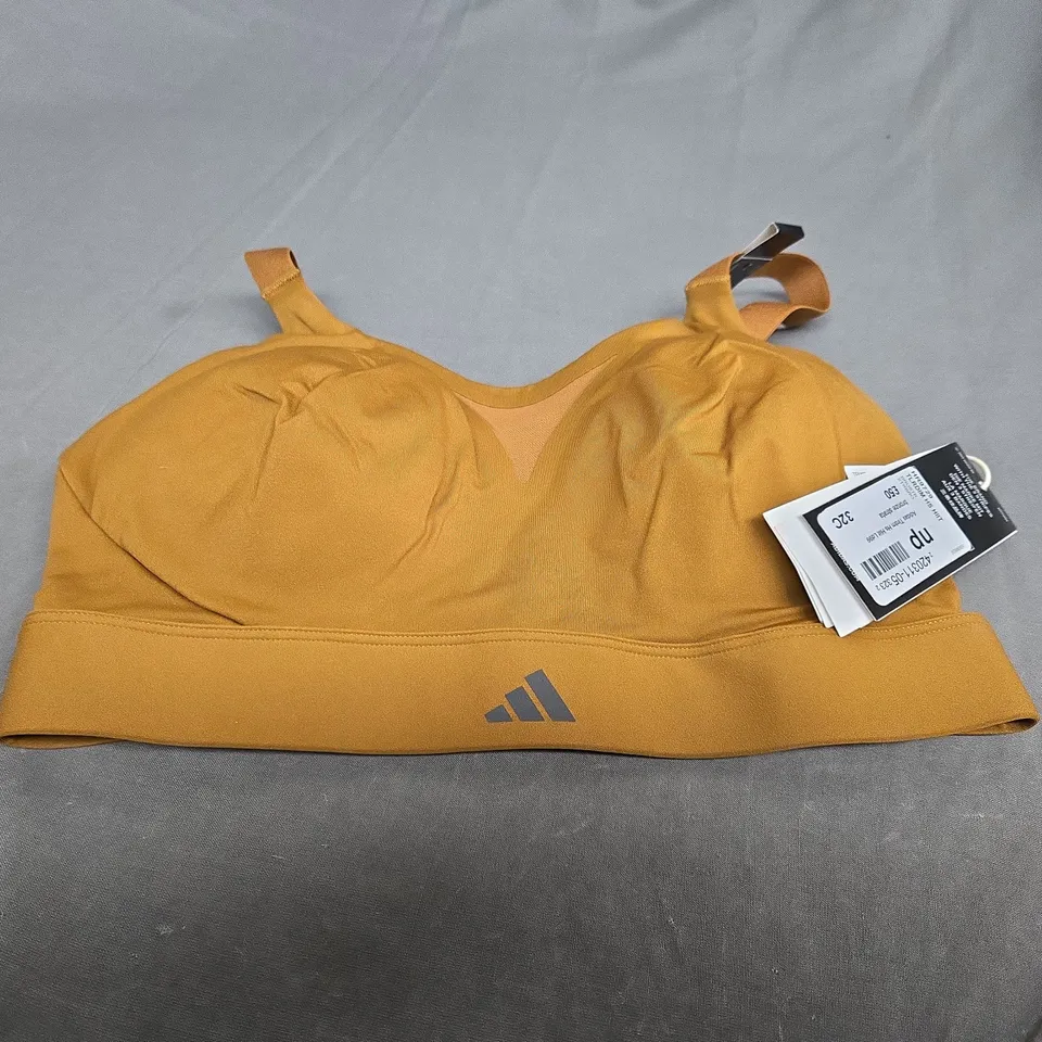 ADIDAS BRONZE SPORTS BRA SIZE 32C