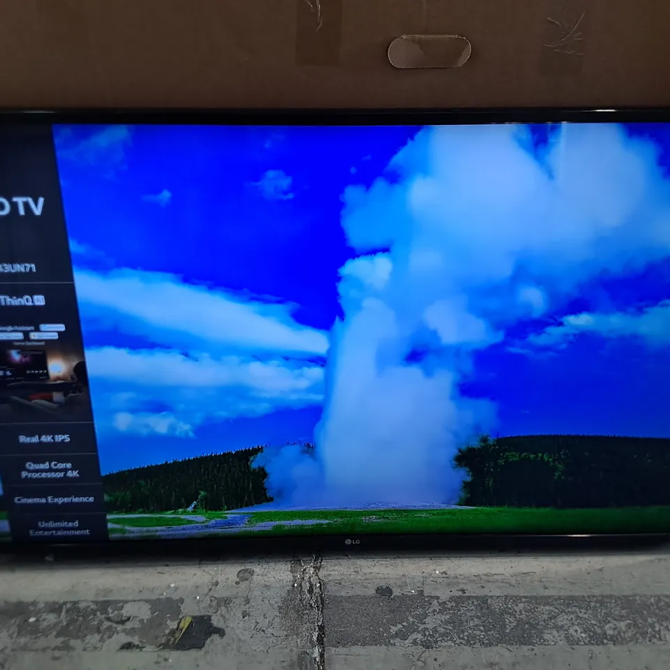 LG 43UN71006LB 43 INCH 4K ULTRA HD HDR SMART LED TV FREEVIEW FREESAT HD