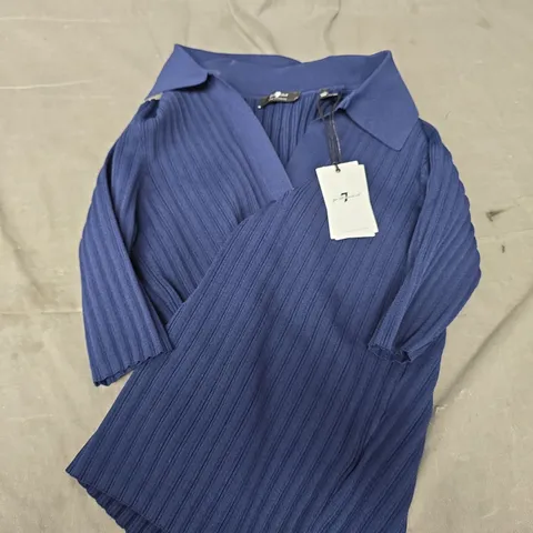 7 FOR ALL MANKIND ELBOW SLEEVE HENLEY TOP - M