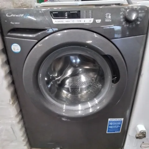 CANDY ULTRA HCU1492DGGE FREESTANDING WASHING MACHINE, 9KG LOAD, 1400 RPM, ANDROID APP ENABLED, ECO CYCLES, WATER&ENERGY AUTO SENSING, GRAPHITE [ENERGY CLASS D]