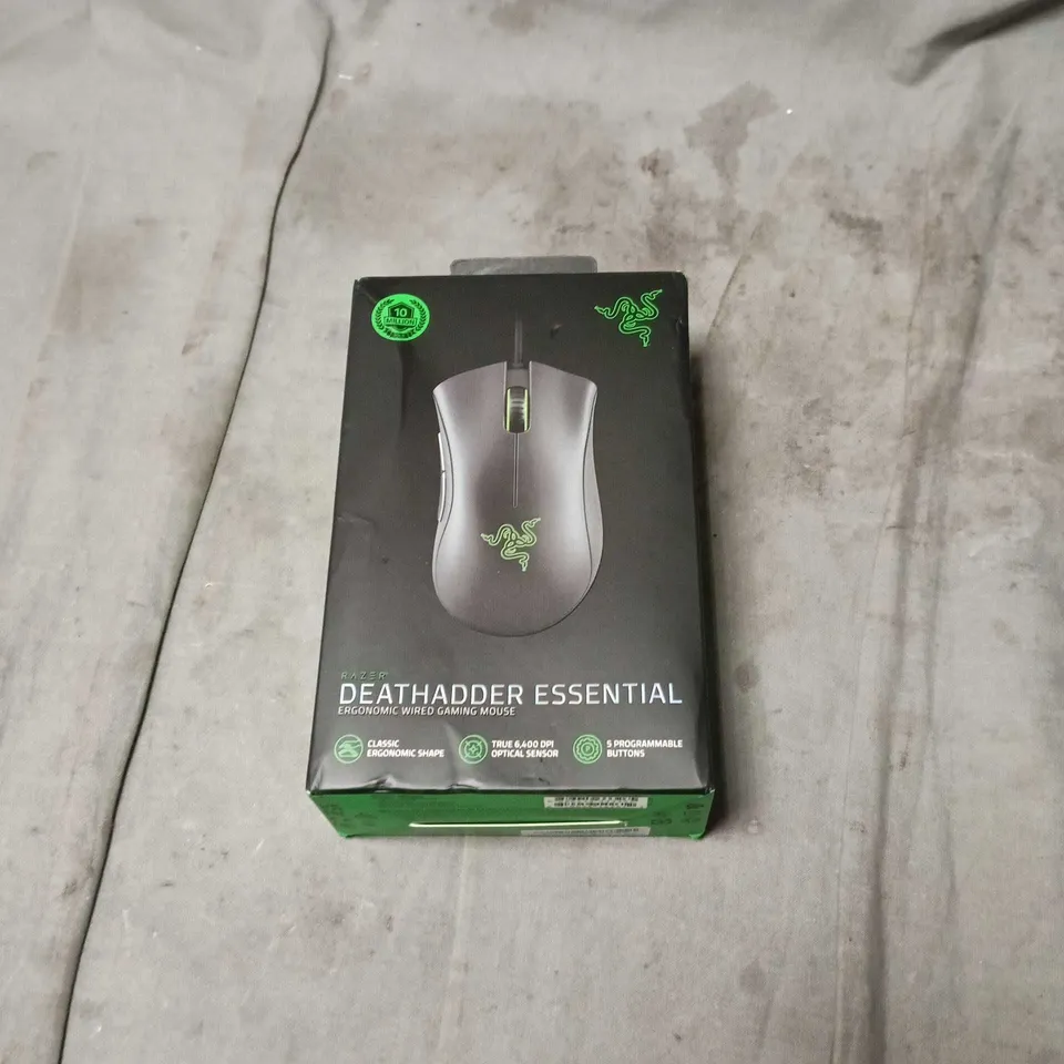 RAZER DEATHADDER ESSENTIAL WIRED GAMING MOUSE – BOXED