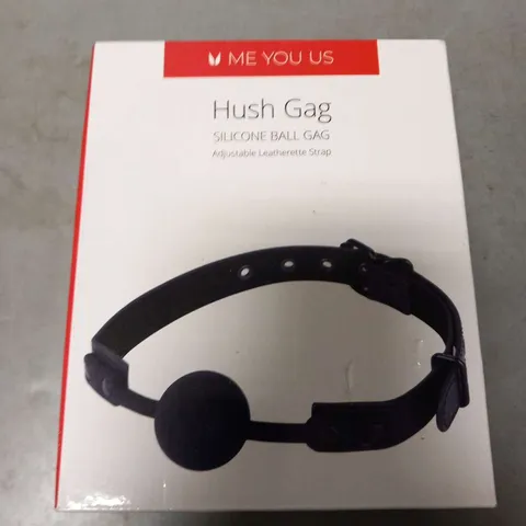 BOXED ME YOU US HUSH GAG SILICONE BALL GAG