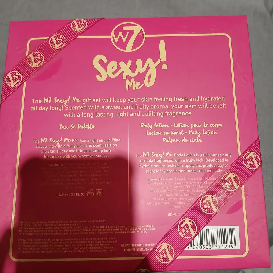W7 SEXY! ME GIFT SET – EAU DE TOILETTE 100ML + BODY LOTION 150ML
