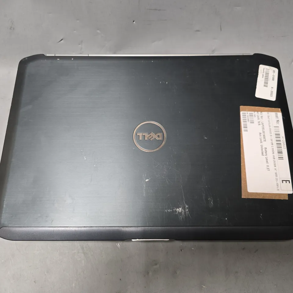 DELL LATITUDE E5420 LAPTOP IN BLACK