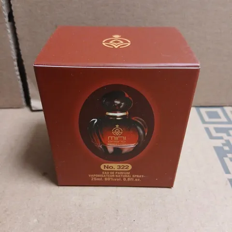 BOXED MINI BRAND NO 322 EAU DE PARFUM 25ML
