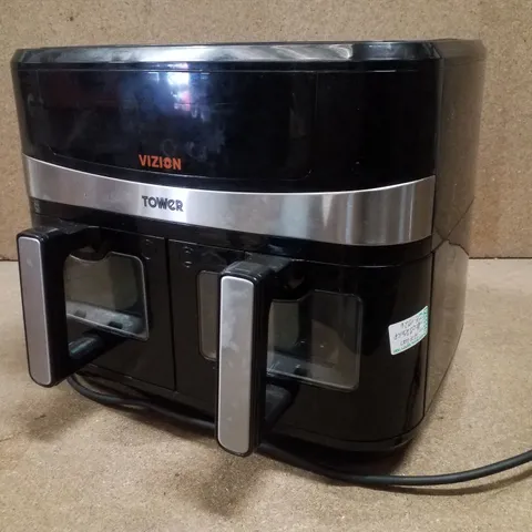 TOWER VISION DUAL BASKET AIR FRYER