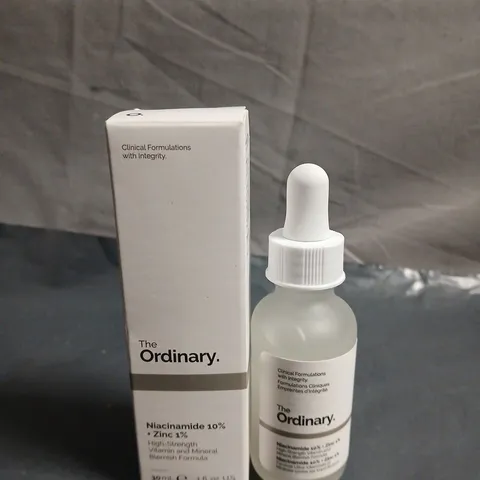 THE ORDINARY NIACINAMIDE 10% + ZINC 1% SERUM – 30 ML (BOXED)