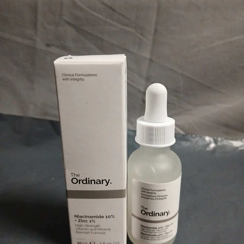 THE ORDINARY NIACINAMIDE 10% + ZINC 1% SERUM – 30 ML (BOXED)