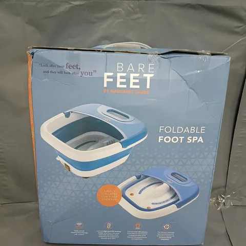 BOXED BARE FEET FOLDABLE SPA