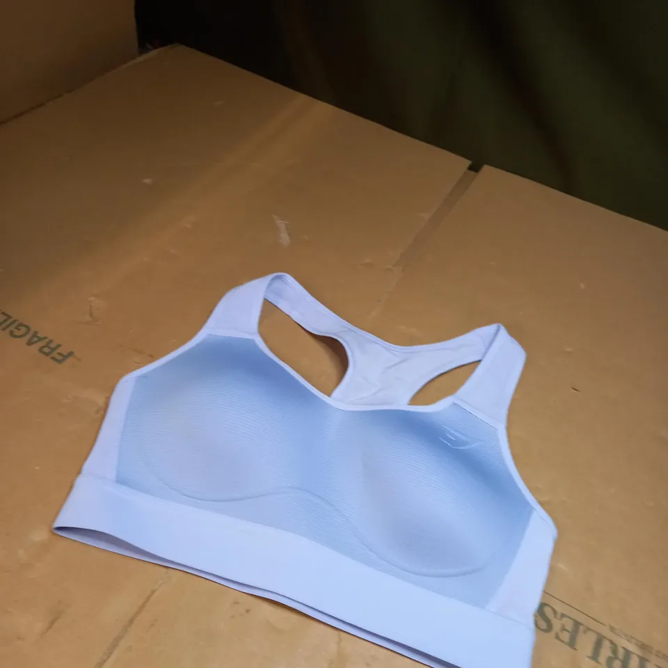 BLUE GYMSHARK SPORTS BRA SIZE S