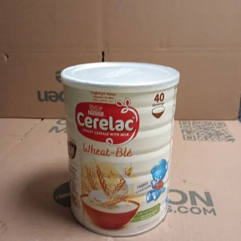 NESTLΓ CERELAC INFANT CEREALS WITH MILK β WHEAT FLAVOUR, 40 SERVINGS (SEALED CAN) 1KG