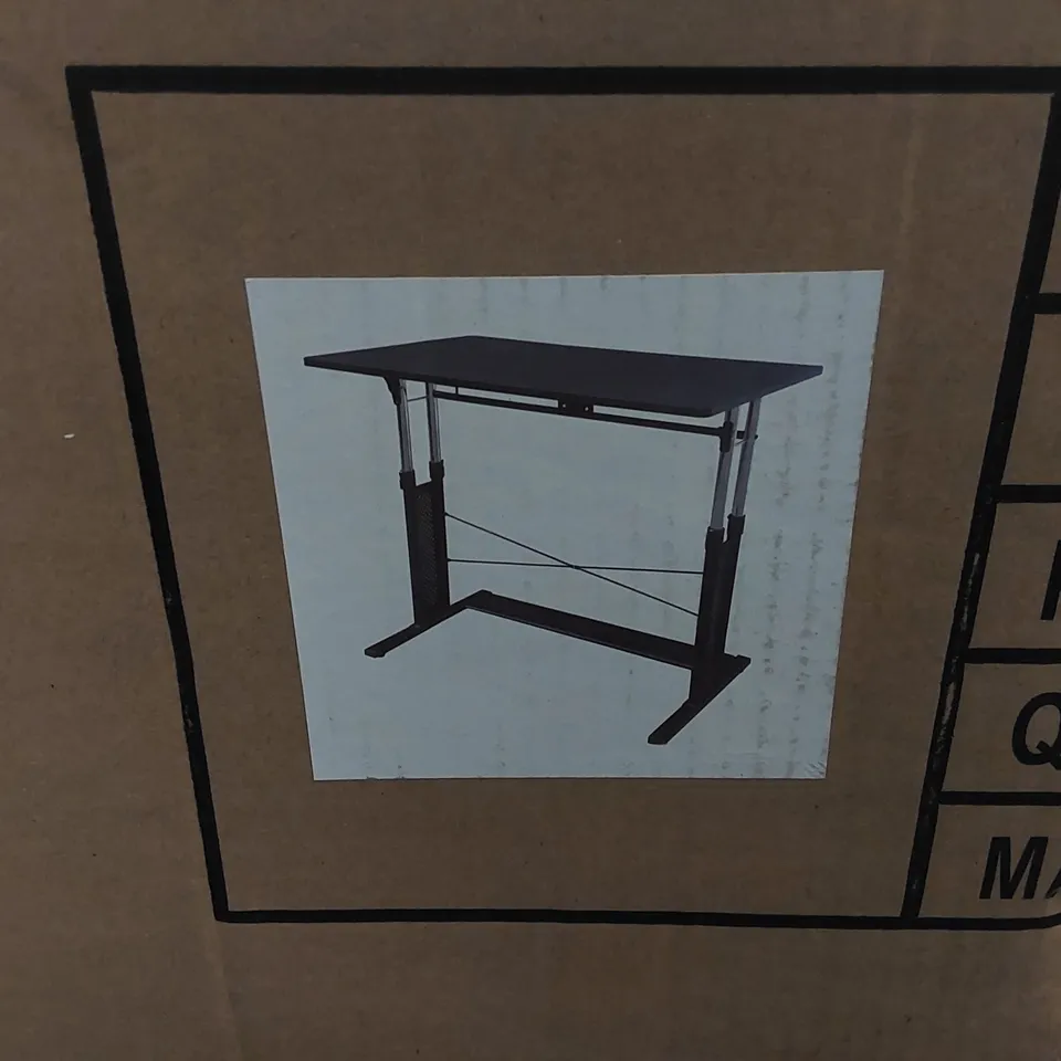 BOXED ADJUSTABLE SIT TO STAND HOME OFFICE DESK (1 BOX)