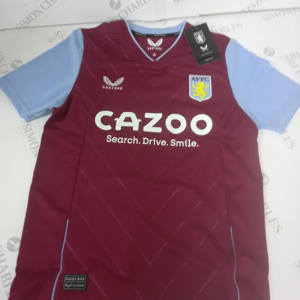 CASTORE ASTON VILLA FC FOOTBALL SHIRT - JL