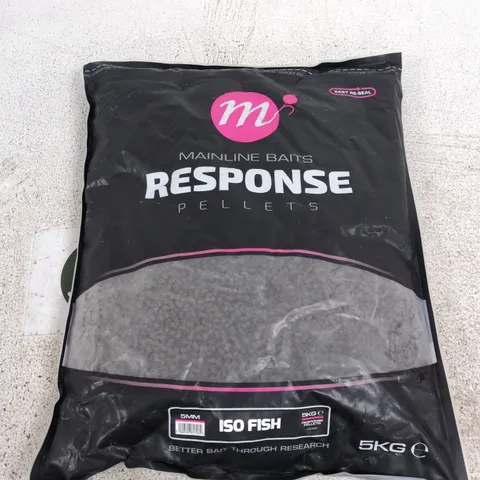 MAINLINE ISO FISH RESPONSE PELLETS 5MM 5KG 