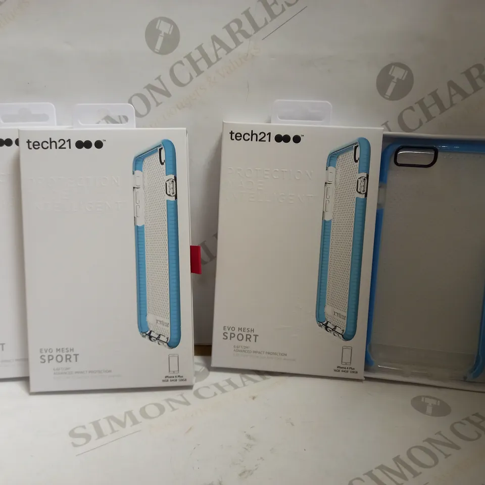 LOT OF APPROXIMATELY 50 TECH21 EVO MESH SPORT IPHONE 6 PLUS PHONE CASES