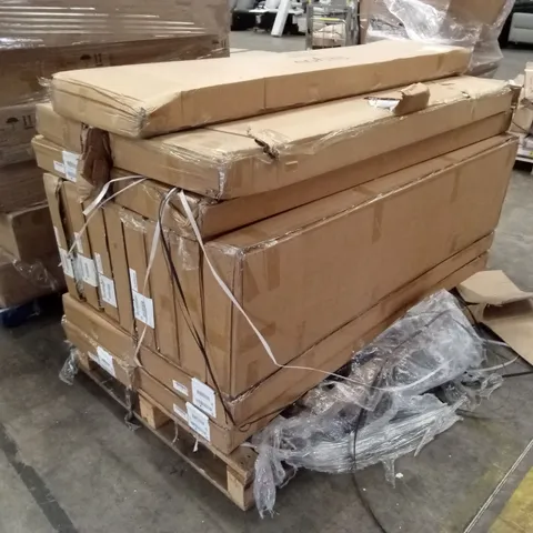PALLET OF ASSORTED INCOMPLETE FITYOU TV CABINETS - BOXES 1/2 ONLY