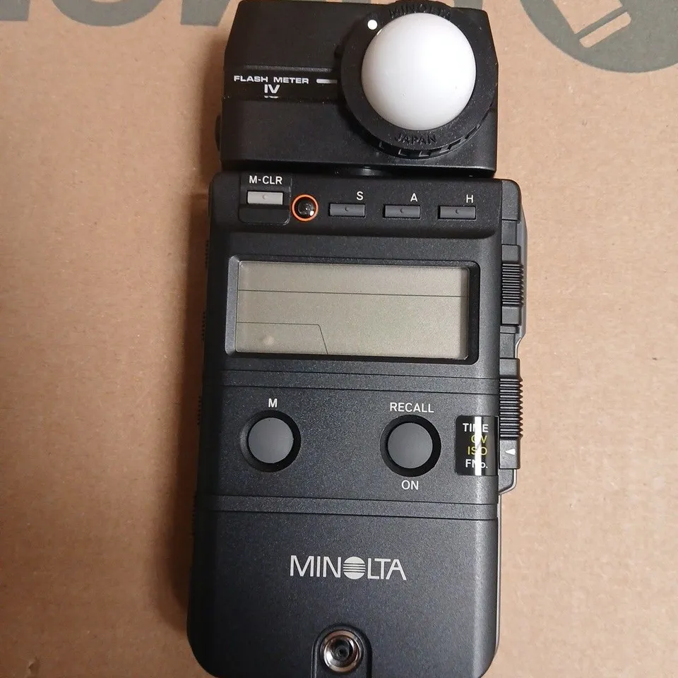 MINOLTA FLASH METER IV HANDHELD LIGHT METER