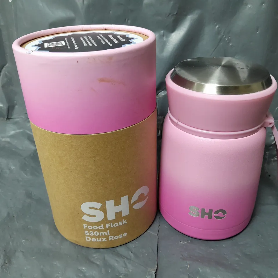 BOXED SHO FOOD FLASK 530ml (DEUX ROSE)