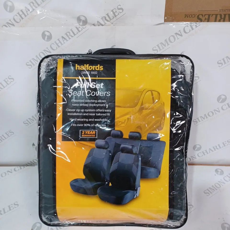 SEALED HALFORDS FULL SET VEHICLE SEAT COVERS 