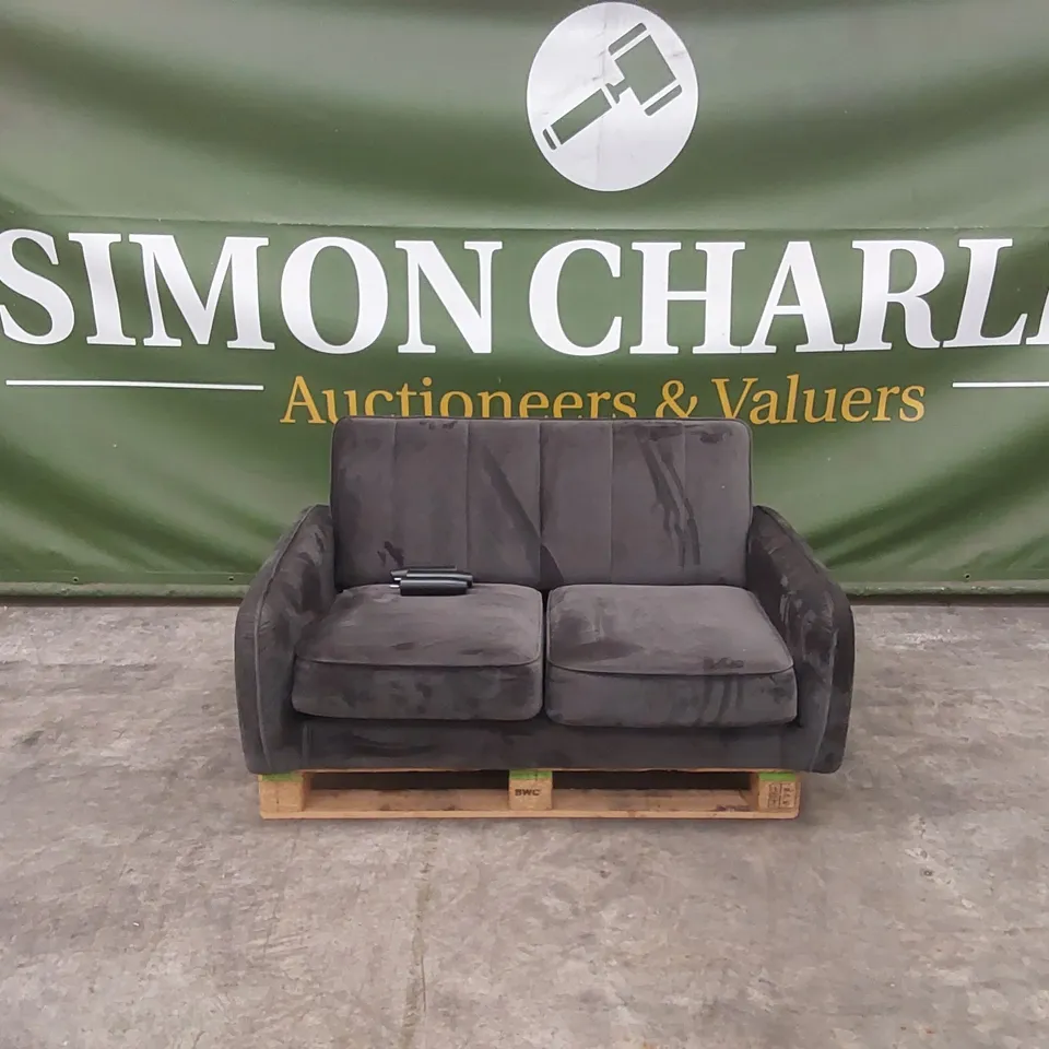 JENNIFER COMPACT FABRIC 2 SEATER SOFA RRP £299