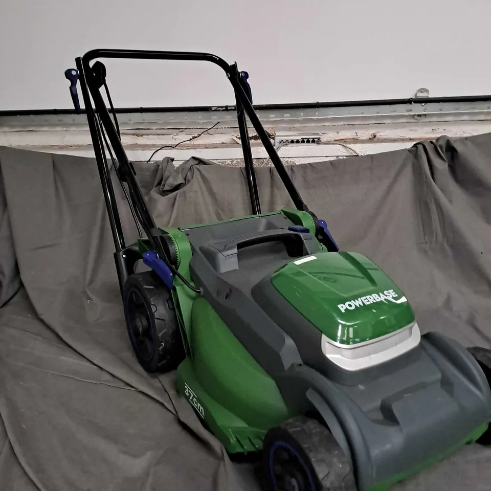 UNBOXED POWERBASE 37CM 40V CORDLESS LAWN MOWER 