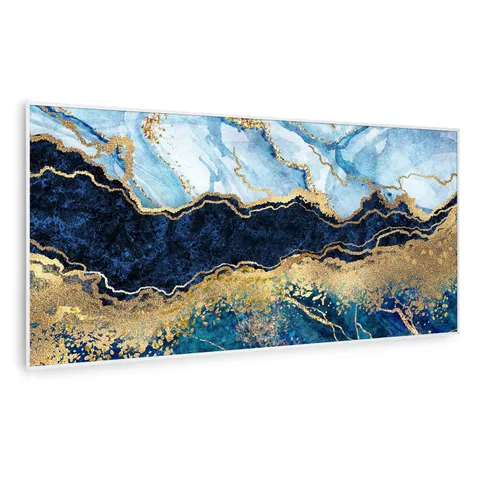 KLARSTEIN WONDERWALL ART SMART 700W INFRARED PICTURE HEATER​ BLUE MARBLE
