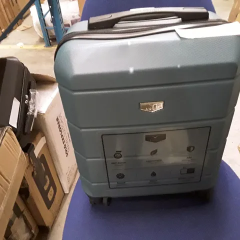 UNBOXED KEPLIN LUGG SMALL SIZE TRAVEL LUGGAGE WITH WHEELS GREEN COLOUR
