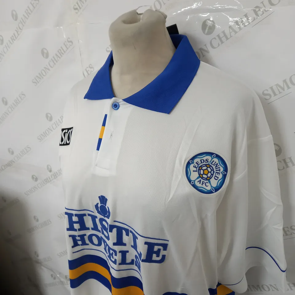 LEEDS UNITED RETRO HOME SHIRT SIZE XL
