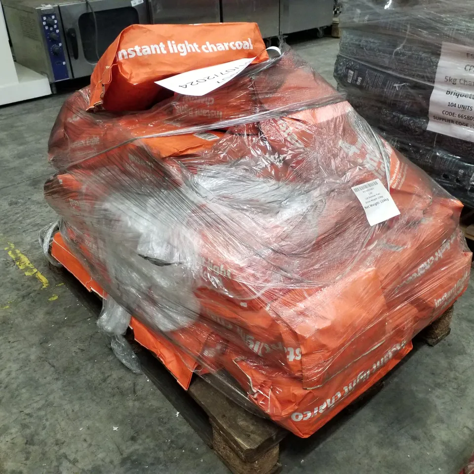 PALLET CONTAINING APPROXIMATELY 20 BAGS OF INSTANT LIGHT CHARCOAL 