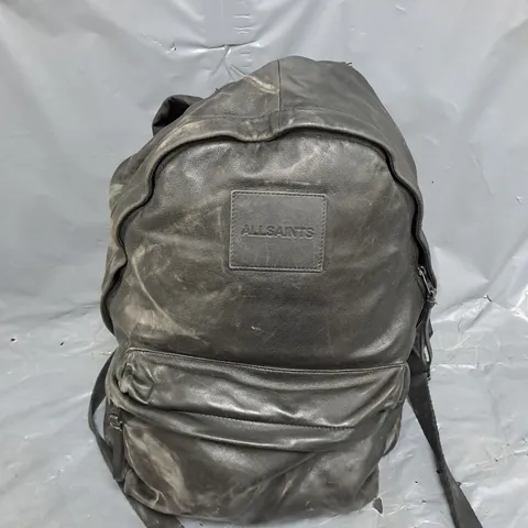 ALLSAINTS SIGNITURE BLACK BACKPACK