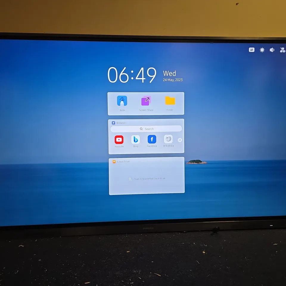 SAMSUNG 75” WA75C INTERACTIVE DISPLAY - COLLECTION ONLY