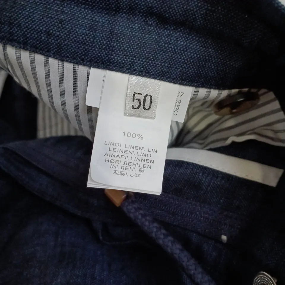 BRUNELLO CUCINELLI BLUE TROUSERS LEISURE FIT SIZE UK 36/36 APPROX