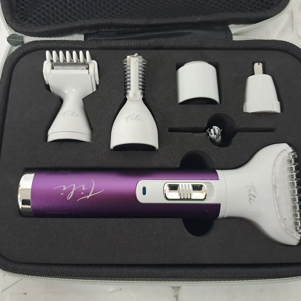 BOXED TILI 5-IN-1 MULTI-FUNCTION HAIR REMOVAL KIT PURPLE