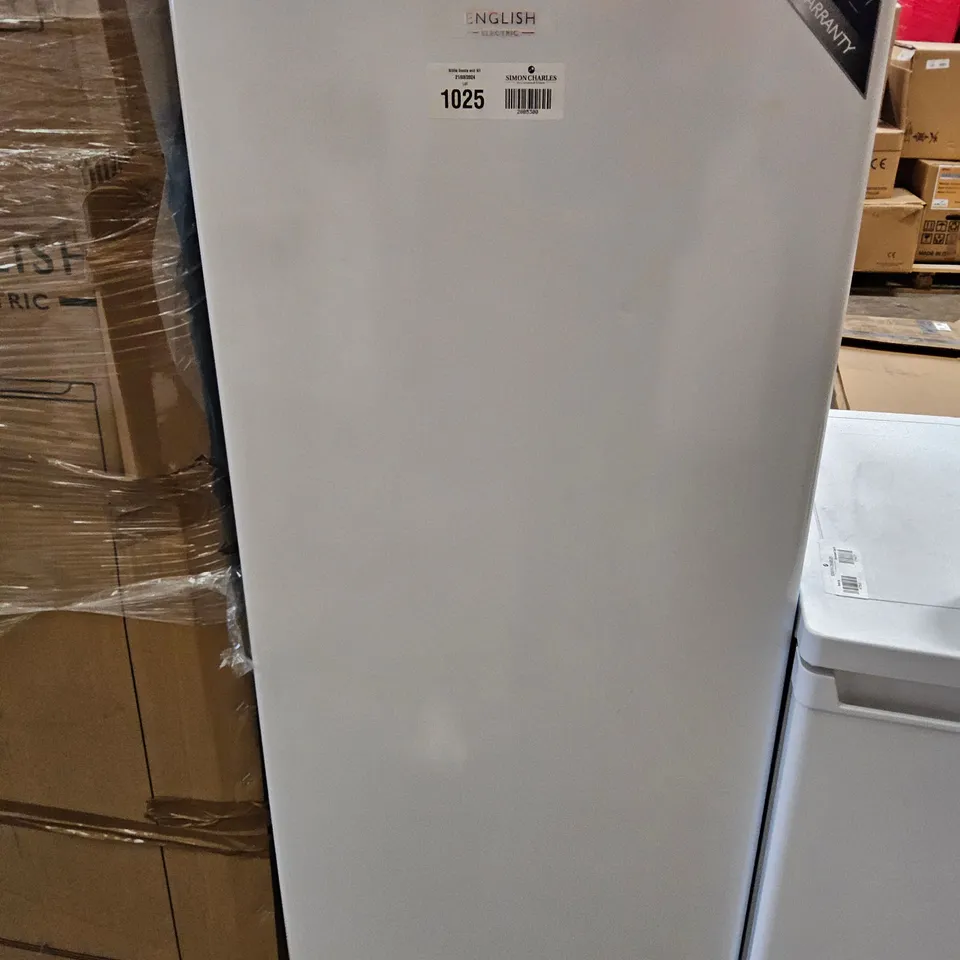 BRAND NEW ENGLISH ELECTRIC TALL FRIDGE WHITE EEL240H