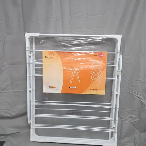 HOMEHUT FOLDABLE CLOTHES DRYING RACK – WHITE - COLLECTION ONLY