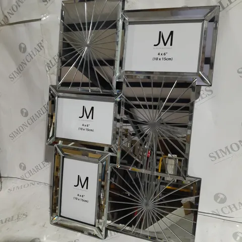 JM BY JULIEN MACDONALD TRIPLE STARBURST PHOTO FRAME