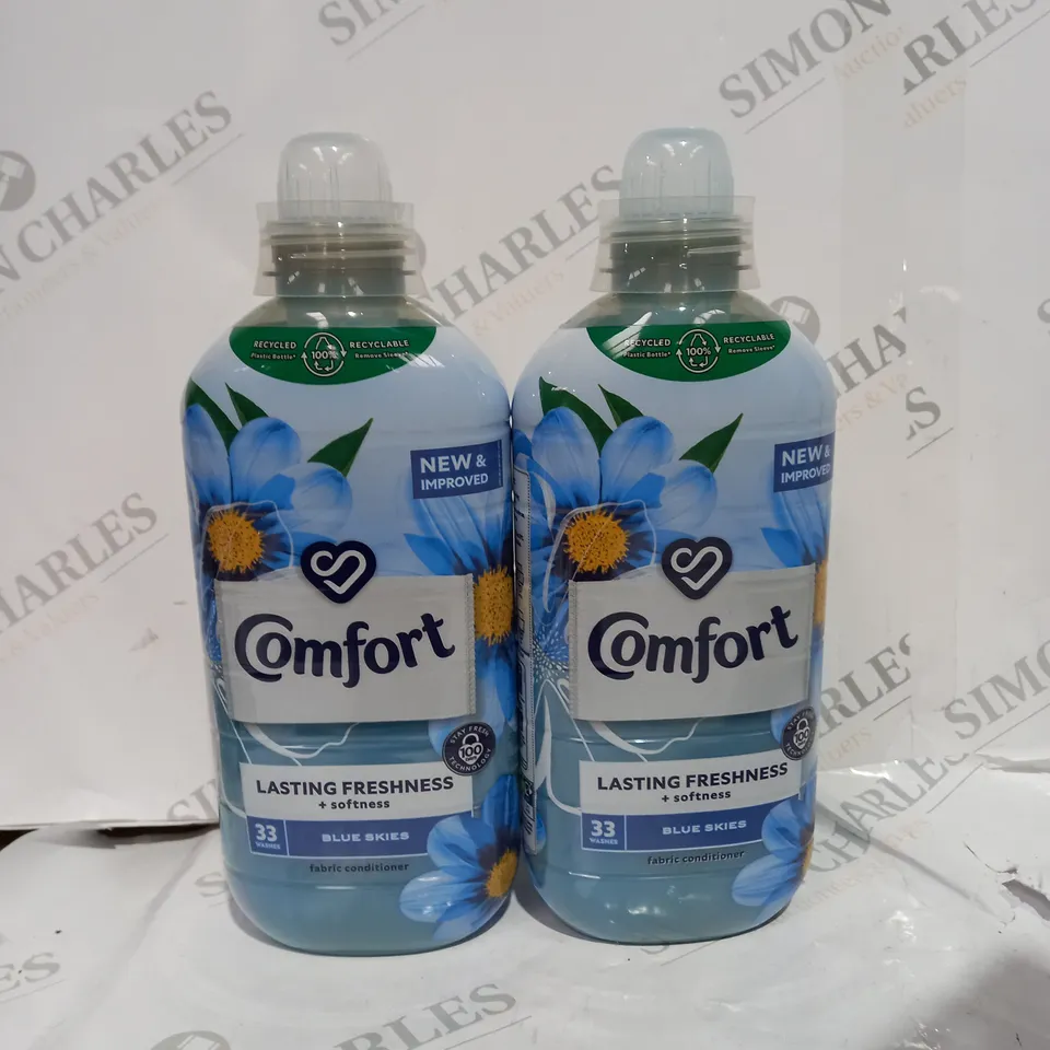 8 X COMFORT BLUE SKIES LASTING FRESHNESS FABRIC CONDITIONER - COLLECTION ONLY