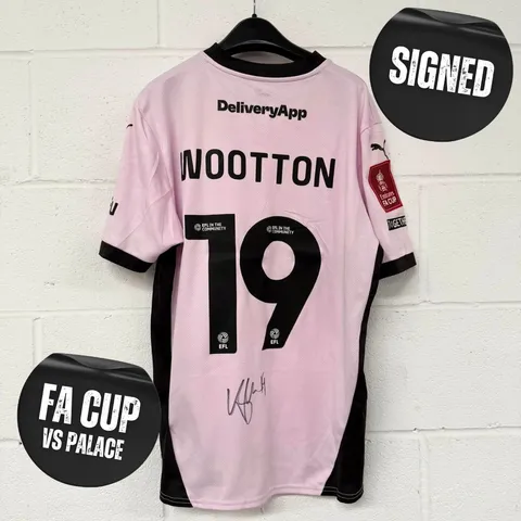 #19 - Kyle Wootton - FA Cup Football Shirt 24/25 - Size L - Signed