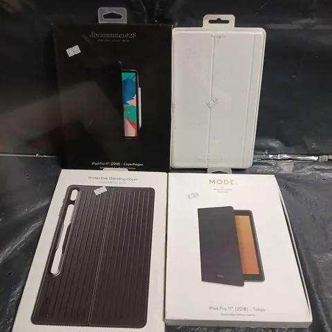 BOX OF APPROXIMATELY 10 ASSORTED TABLET CASES FOR VARIOUS MODELS