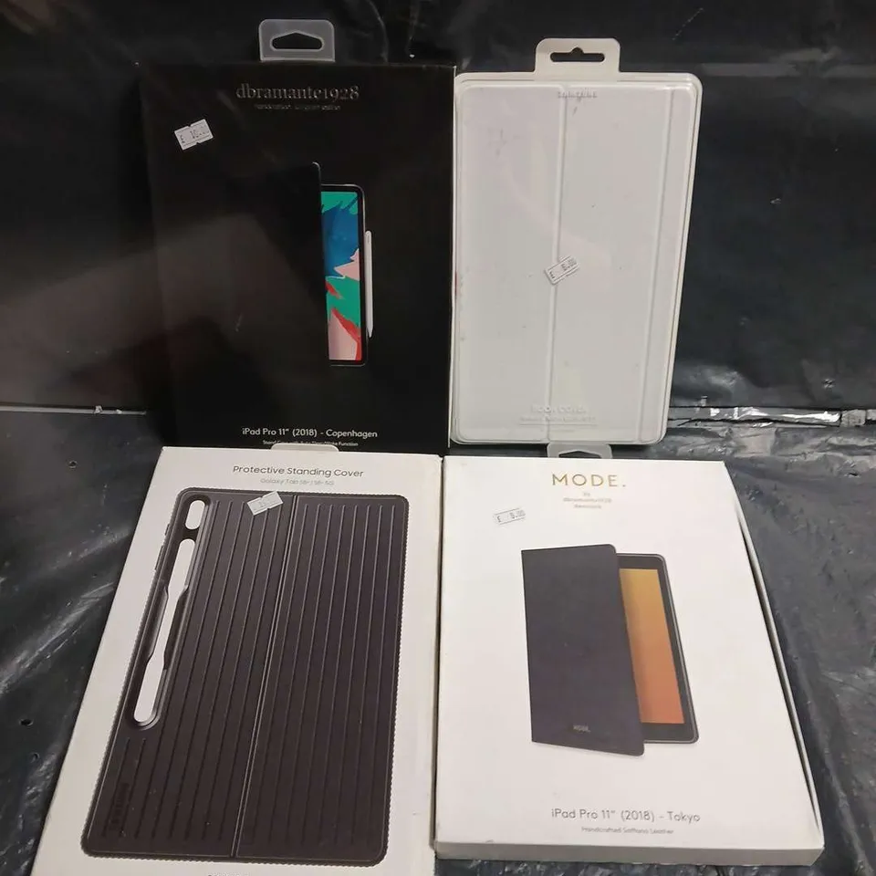 BOX OF APPROXIMATELY 10 ASSORTED TABLET CASES FOR VARIOUS MODELS