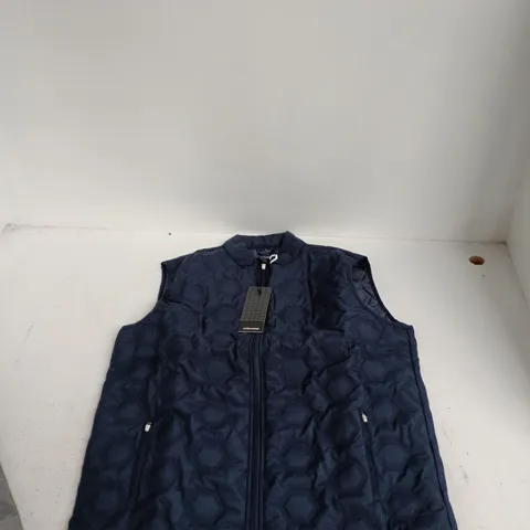 DRUIDS GOLF GILET β NAVY, SIZE L