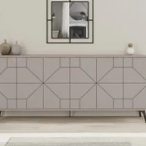 BOXED DUNE ANTIQUE WHITE CONSOLE TABLE