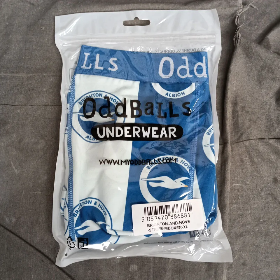 BAGGED ODDBALLS STRIPE BOXER UNDERWEAR – XL