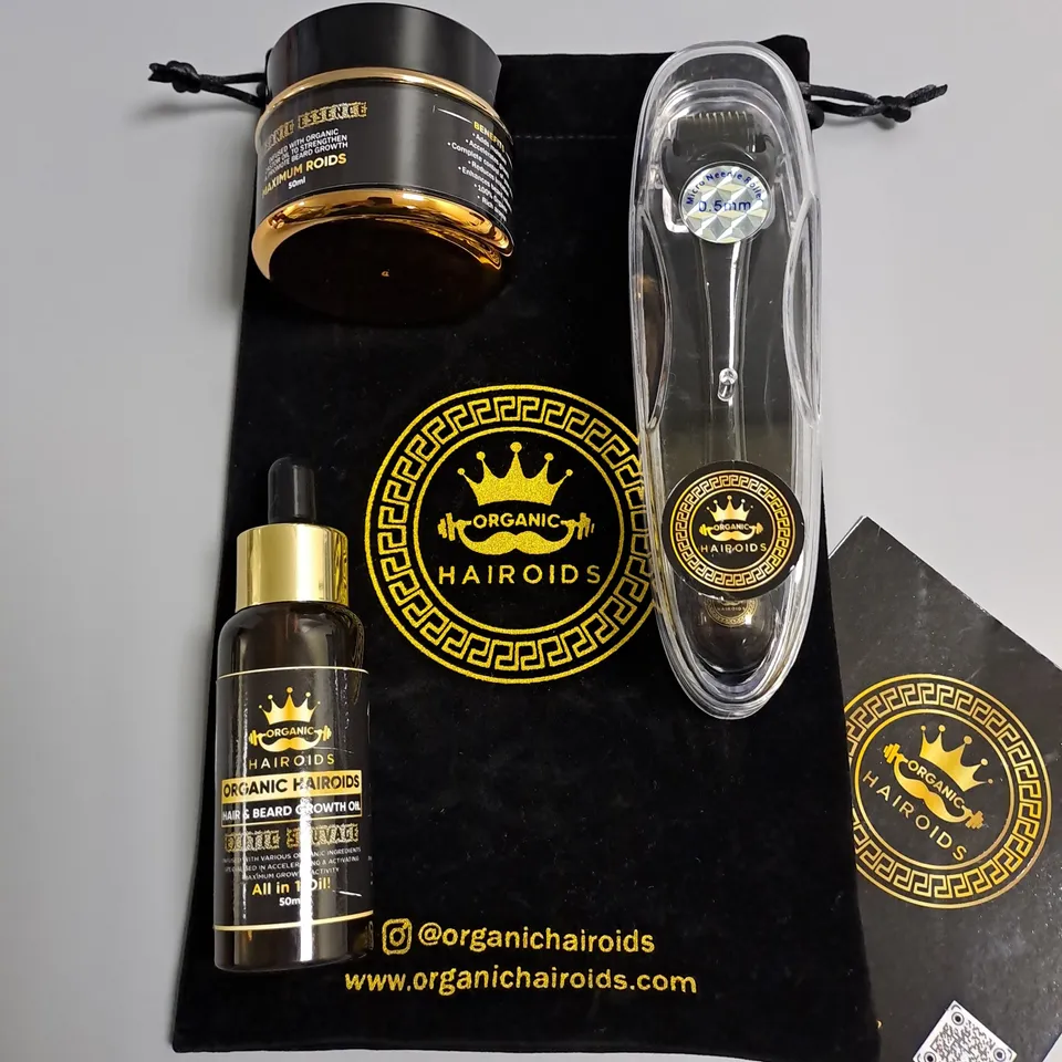 ORGANIC HAIROIDS BEARD SHAVER AND CARE ITEMS